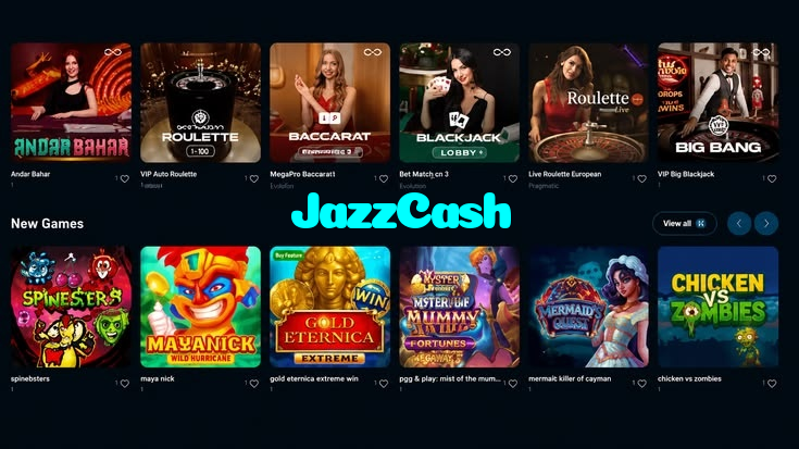 making first deposit on JazzCash website using local payment methods in Pakistan